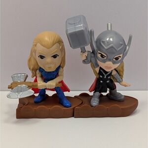 MARVEL 2022 McDonalds Thor #1 & Mighty Thor #4 Love & Thunder Figure Happy Meal